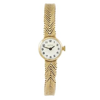 CERTINA - a lady's bracelet watch. 9ct yellow gold case, hallmarked London 1965. Numbered 16266. Sig