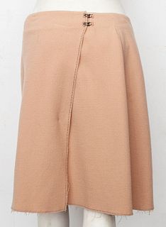 Bottega Veneta Pale Pink Wool Skirt, Size 44