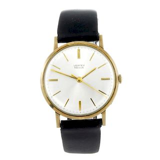 VERTEX - a gentleman's wrist watch. 9ct yellow gold case, hallmarked London 1964. Numbered 11034. Si