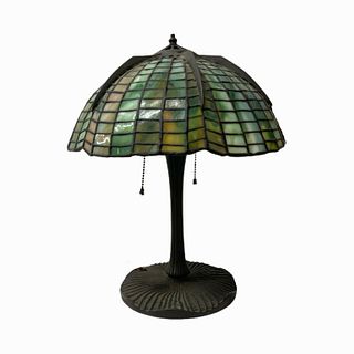 After Tiffany Spider Table Lamp