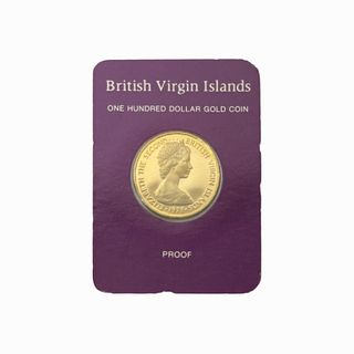 1978 Gold $100 British Virgin Islands Coin