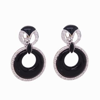 Earring 18k White Gold with Diamonds