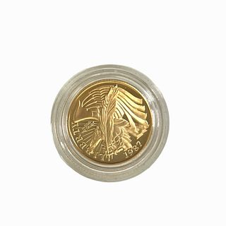 1987 $5 Constitution Bicentennial Gold Coin