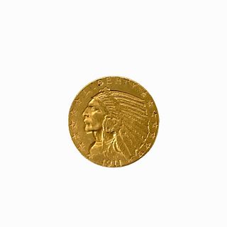 1911 $5 Dollar Gold Coin