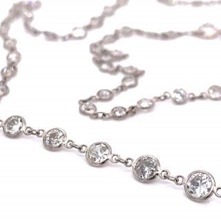 15.00 Ct. Diamond-By-The-Yard Necklace