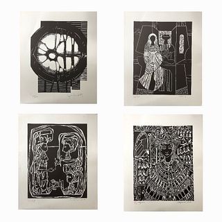 Four Cuban Masters Lithographs, 1989