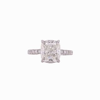 GIA Certified 4.01 Carat Diamond Ring