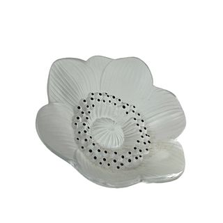 Lalique Crystal Flower Perfume Stopper