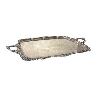 Silver Plate English Hallmarked Tray