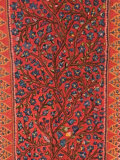 Antique Persian Kerman Shawl.