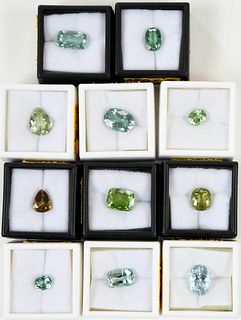 11 Loose Tourmaline Gemstones