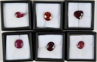 Six Loose Gemstones