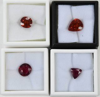 Four Assorted Loose Gemstones
