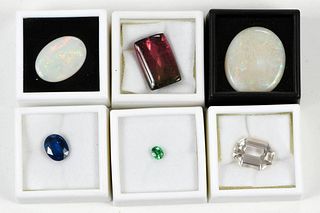 Six Assorted Gemstones
