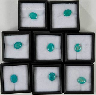 Eight Loose Opal Gemstones