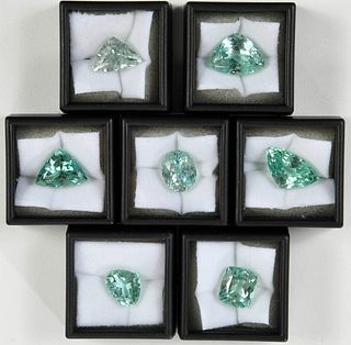Seven Loose Kunzite Gemstones