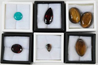Seven Assorted Loose Gemstones