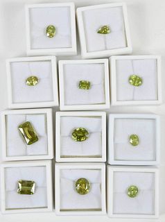 11 Loose Sphene Gemstones