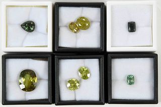 Eight Assorted Loose Gemstones