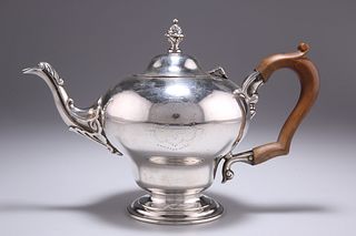 A WILLIAM IV SILVER TEAPOT, by Charles Fox II, London 1830,