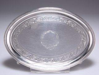 A GEORGE III SILVER TEAPOT STAND, by Henry Chawner, London 