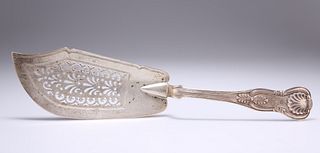 A VICTORIAN SILVER FISH SLICE, by John & Henry Lias, London
