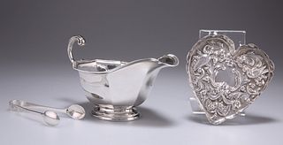 AN EDWARD VIII SILVER SAUCEBOAT, by William Bruford & Son L