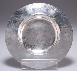 AN ARTS AND CRAFTS SILVER DISH, by Sybil Dunlop, London 192