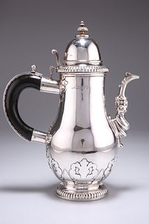 ROYAL INTEREST: A FINE VICTORIAN SILVER COFFEE POT, by Step