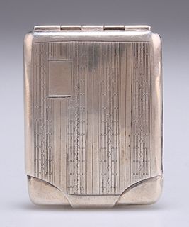 A GEORGE V SILVER MATCH HOLDER, by E J Trevitt & Sons, Ches