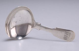 A WILLIAM IV SILVER CADDY SPOON, by James Beebe, London 183