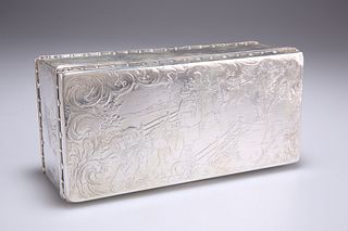 A FINE AMERICAN STERLING SILVER TABLE BOX, by Tiffany & Co,
