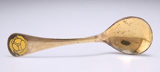 A DANISH STERLING SILVER-GILT SPOON, by Georg Jensen, for t