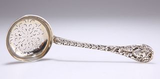 A VICTORIAN SILVER SIFTING LADLE, by Henry William Curry, L