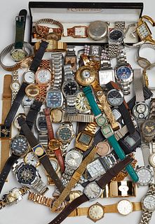 A LARGE QUANTITY OF FASHION AND OTHER WATCHES, including Se