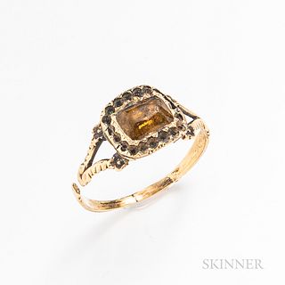 Georgian Gold and Citrine Ring