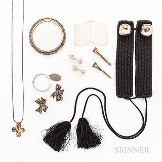 Group of Sterling Silver Jewelry and Accessories Including Tiffany & Co. and Angela Cummings