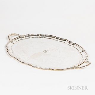 Tiffany Silver-plated Oval Serving Platter
