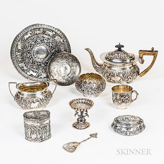 Group of English and Continental Silver Tableware