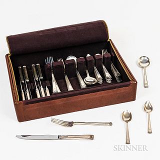 International Silver Co. "Pantheon" Partial Sterling Silver Flatware Service