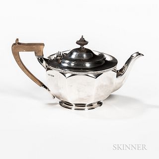 British Sterling Silver Teapot