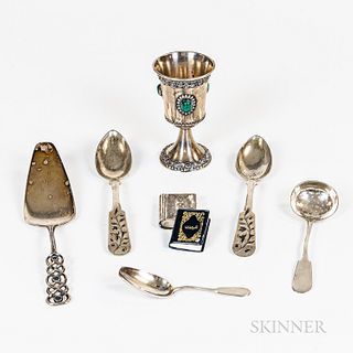 Group of International Silver Tableware and Accessories