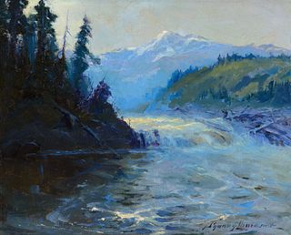 Sydney Laurence (1865–1940) — Below the Rapids