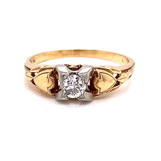20’s 14k Diamond Engagement Ring