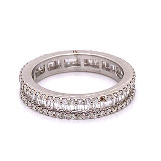 18k Baguette Diamond Eternity Ring