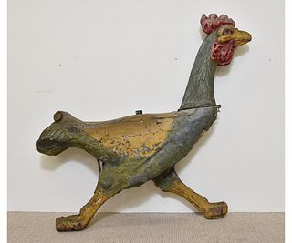 Rare Rooster Carousel Mount