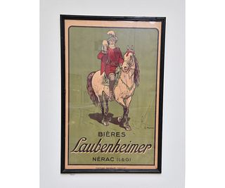 Poster - Bieres Laubenheimer Nerac