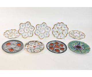 Five Nippon Oyster Plates