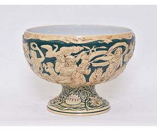 German Porcelain Wassail Bowl