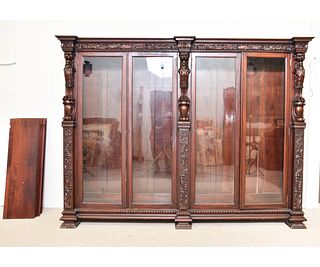 Horner Brother's Type Mahogany Bookcase